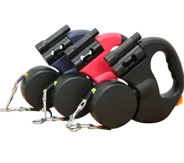 Auto Double Dog Leash - Fashivra