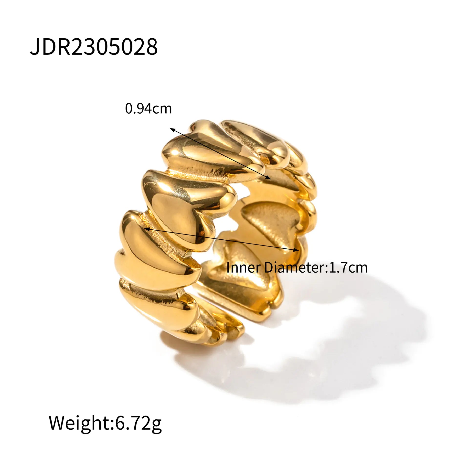 Elena Gold Ring - Fashivra