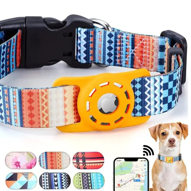 Digital Printing Collar for Apple Airtag - Pets Accessories - Fashivra