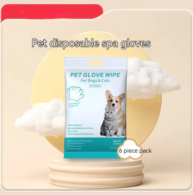 Pet Cleaning Gloves & Wipes - Fashivra