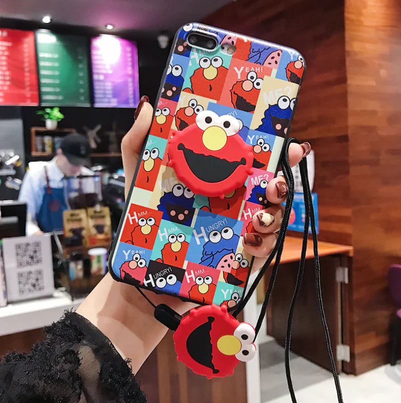 Cute Snoopy Phone Case with Stand and Protector
