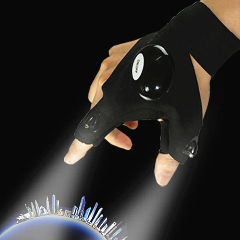 Fingerless LED Glove for Outdoors - Fashivra