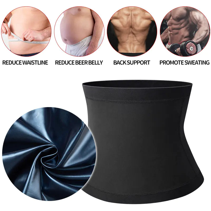 Men's Sauna Body Shaper Waist Trainer Slimming Belt - Fashivra