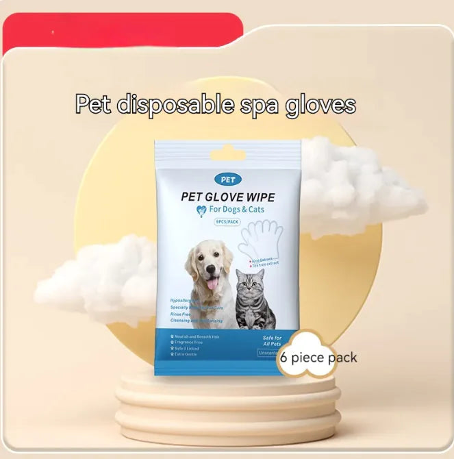 Pet Cleaning Gloves & Wipes - Fashivra