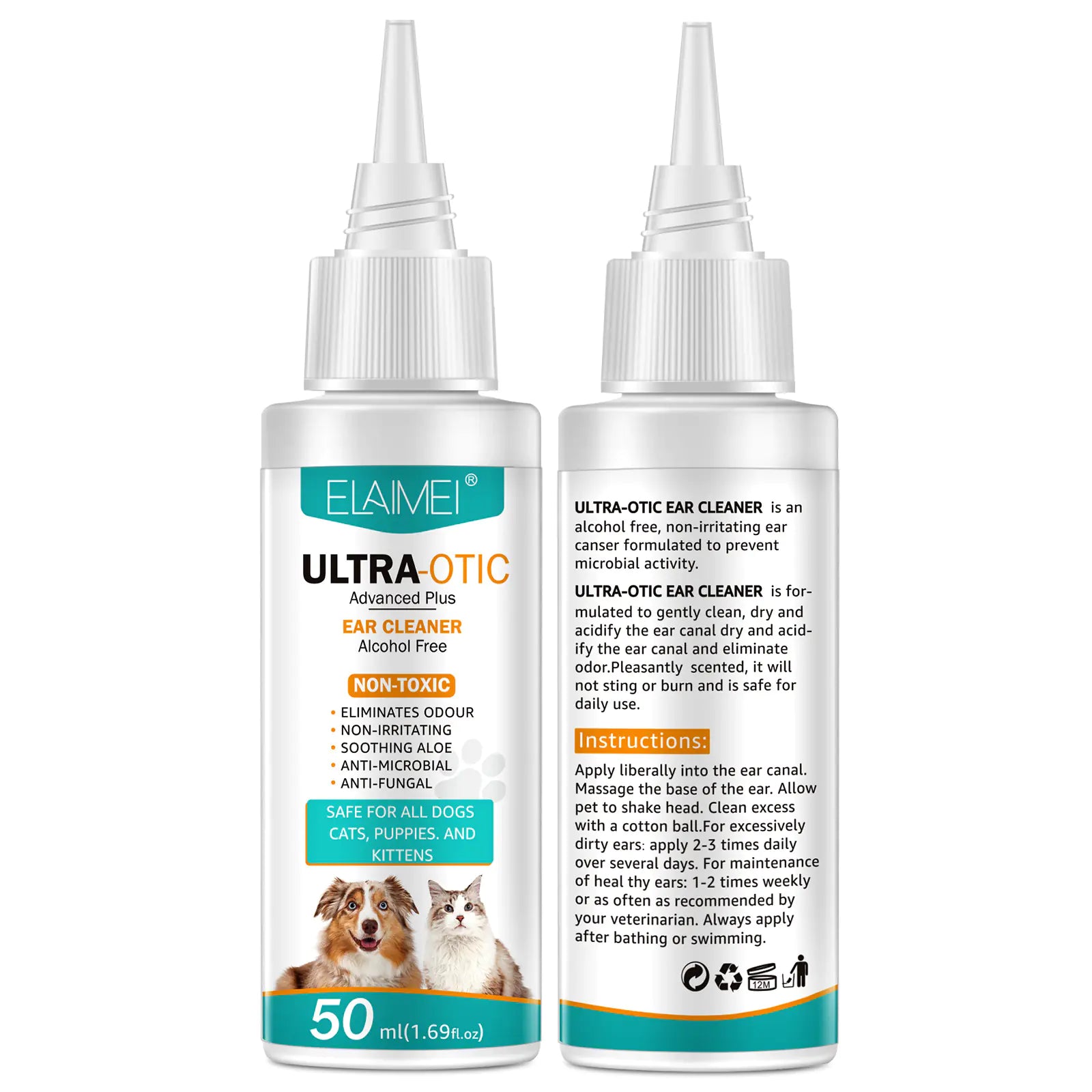 Pet Ear Cleaner 50ml - Fashivra