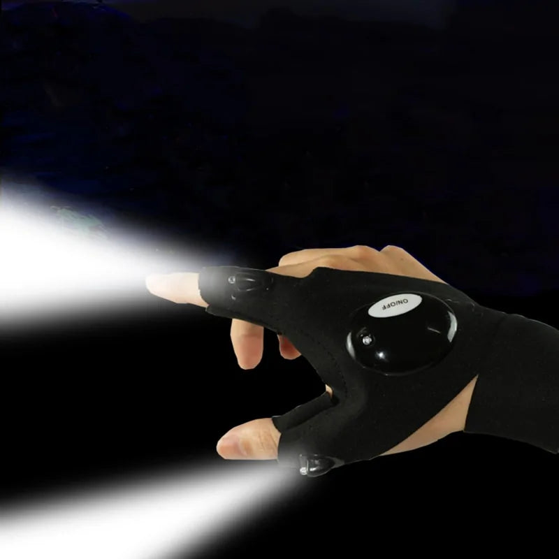 Fingerless LED Glove for Outdoors - Fashivra