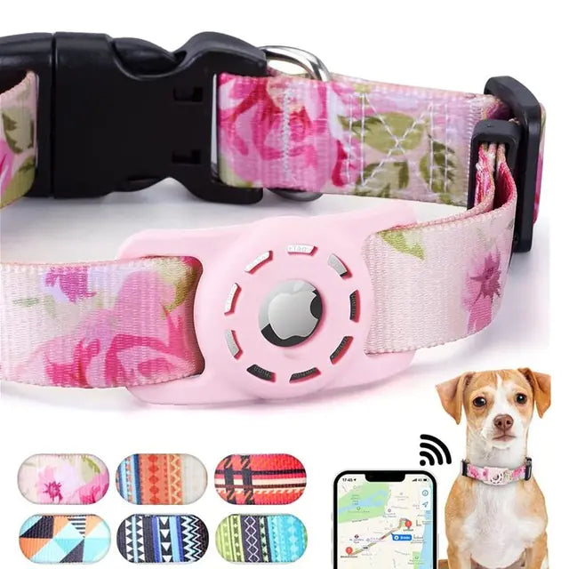 Digital Printing Collar for Apple Airtag - Pets Accessories - Fashivra
