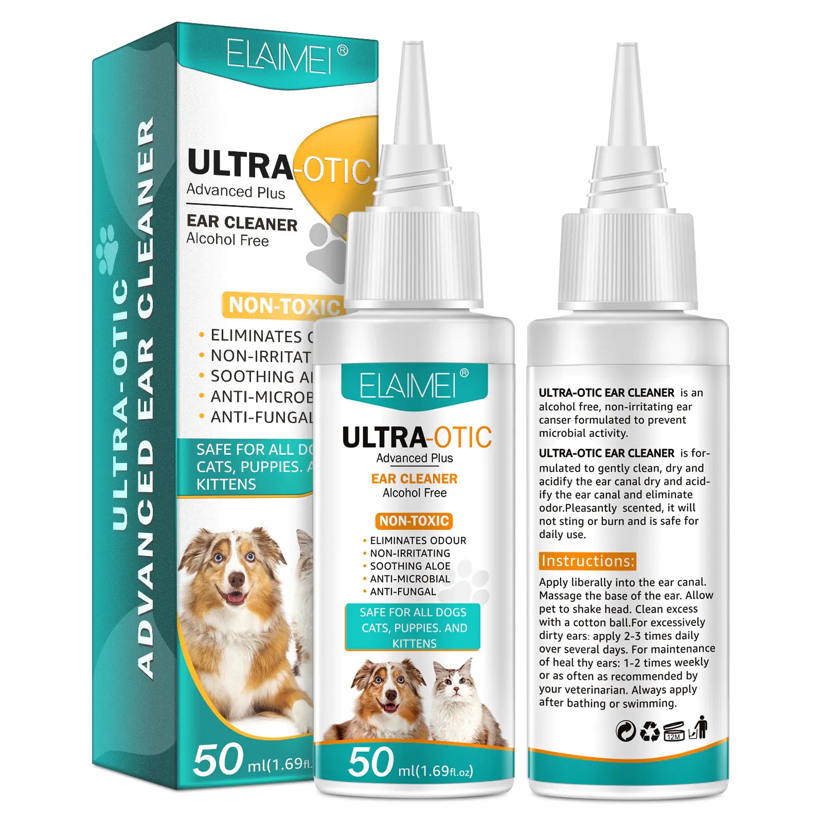 Pet Ear Cleaner 50ml - Fashivra