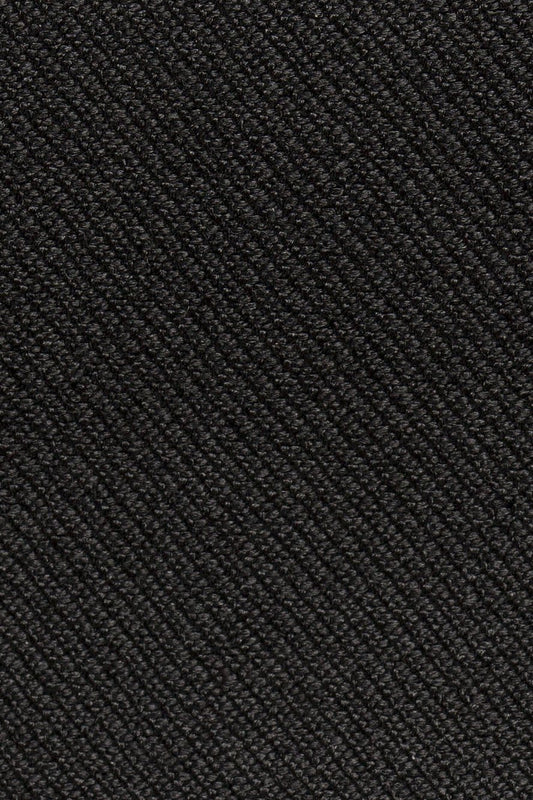 "Anthony" Black Vitale Barberis Italian Wool Tuxedo Pants - Fashivra