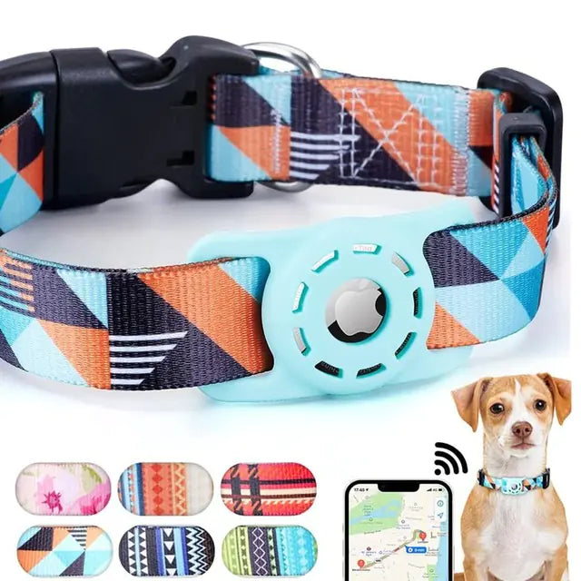 Digital Printing Collar for Apple Airtag - Pets Accessories - Fashivra