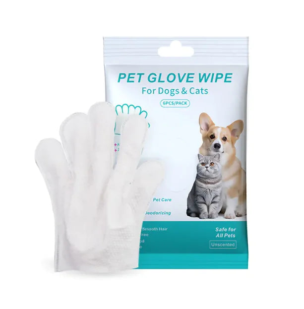 Pet Cleaning Gloves & Wipes - Fashivra