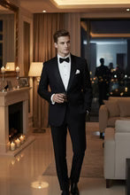 "London" Black Tuxedo Jacket - Fashivra