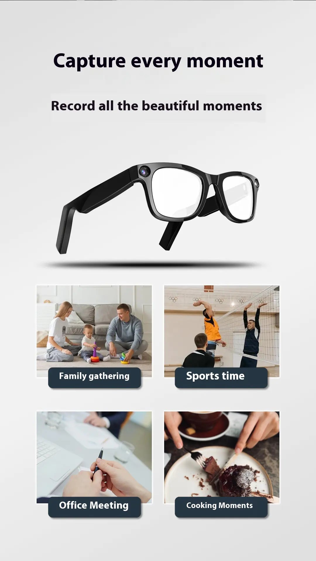 AI Camera Smart Glasses - Fashivra
