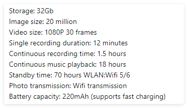 AI Camera Smart Glasses - Fashivra