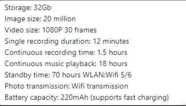 AI Camera Smart Glasses - Fashivra