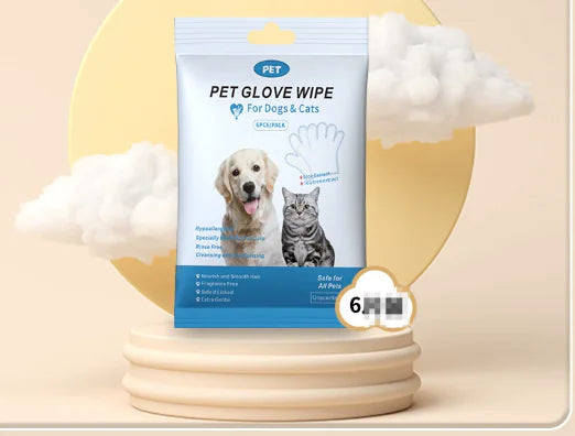 Pet Cleaning Gloves & Wipes - Fashivra