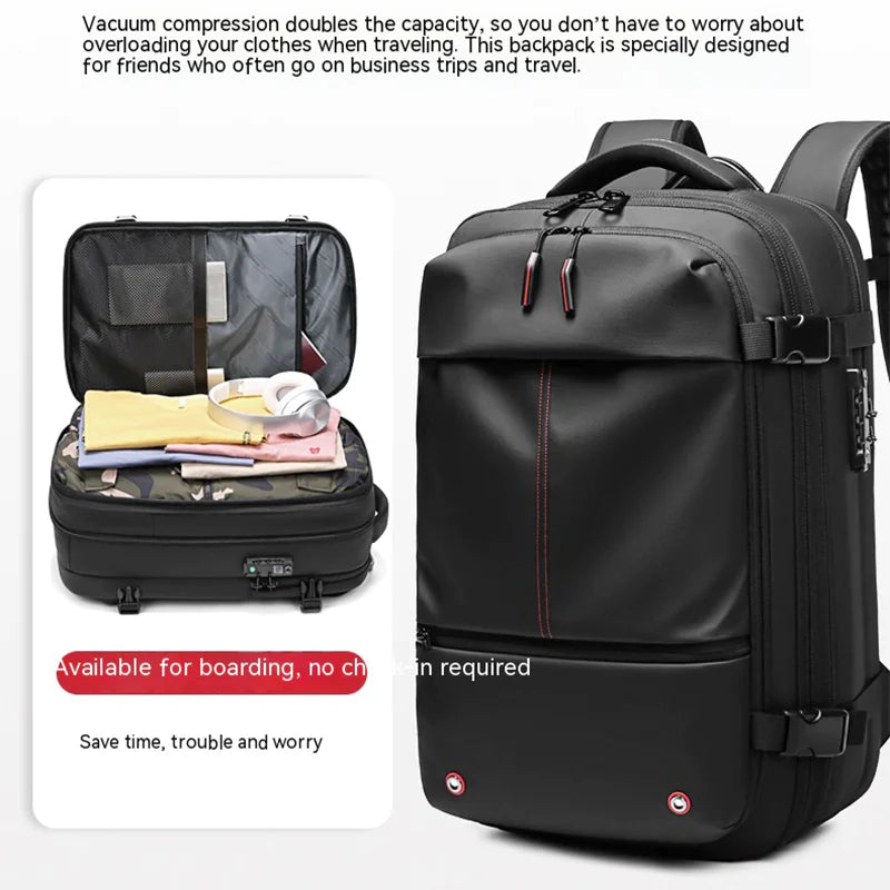Vacuum Compression Large-capacity Backpack - Fashivra