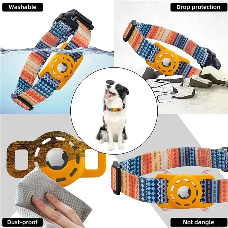 Digital Printing Collar for Apple Airtag - Pets Accessories - Fashivra