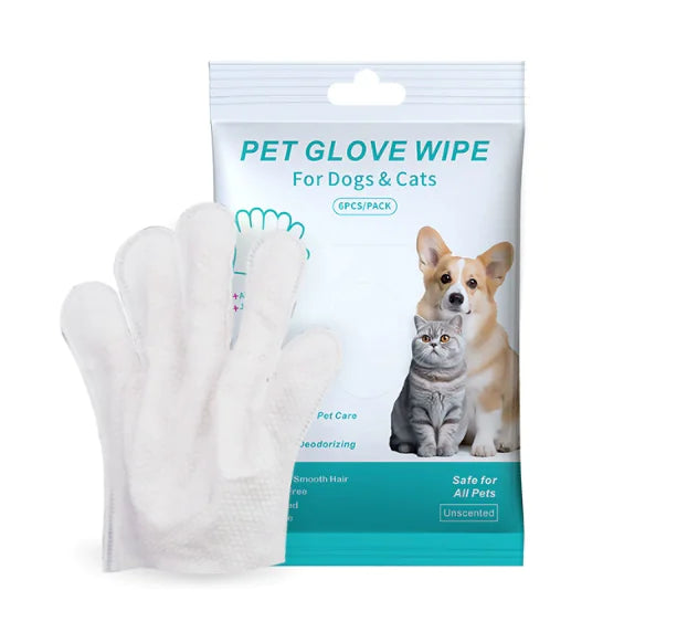 Pet Cleaning Gloves & Wipes - Fashivra